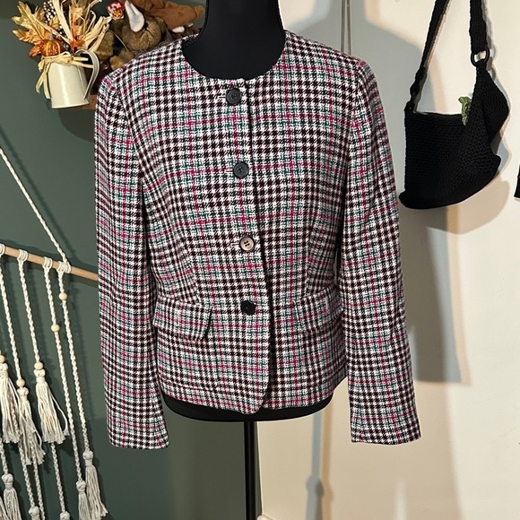 Talbots Jackets & Blazers - Talbots Plaid Jacket Size 4 Business Casual